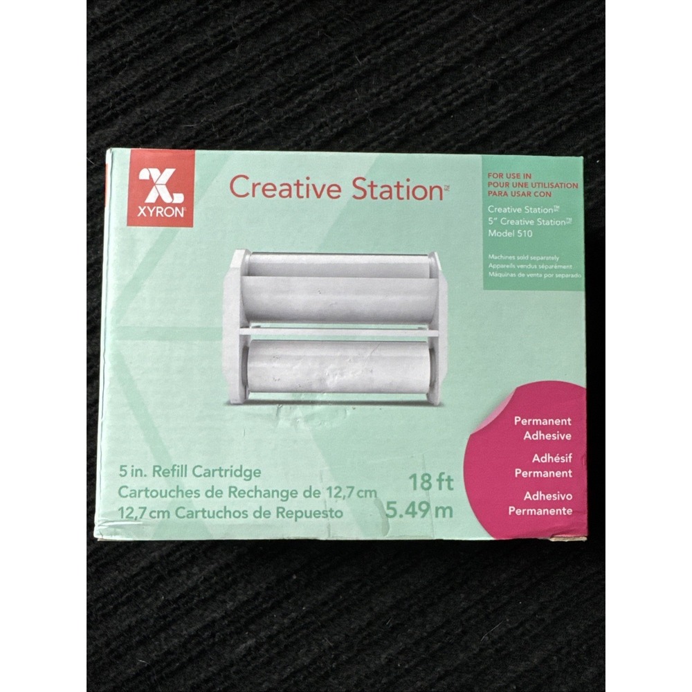 Xyron Creative Station 5 inch Permanent Adhesive Refill Cartridge 18ft Model 510